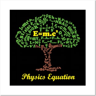 Physics equation's Posters and Art